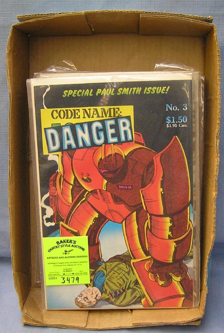 Collection of vintage comic books: Collection of vintage comic books featuring Code Name Danger, Grim Jack, Scout, Storm Watch and much more est. value $50.00-$60.00