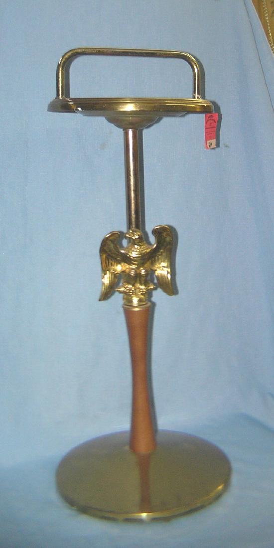 Vintage American Eagle decorated floor ashtray