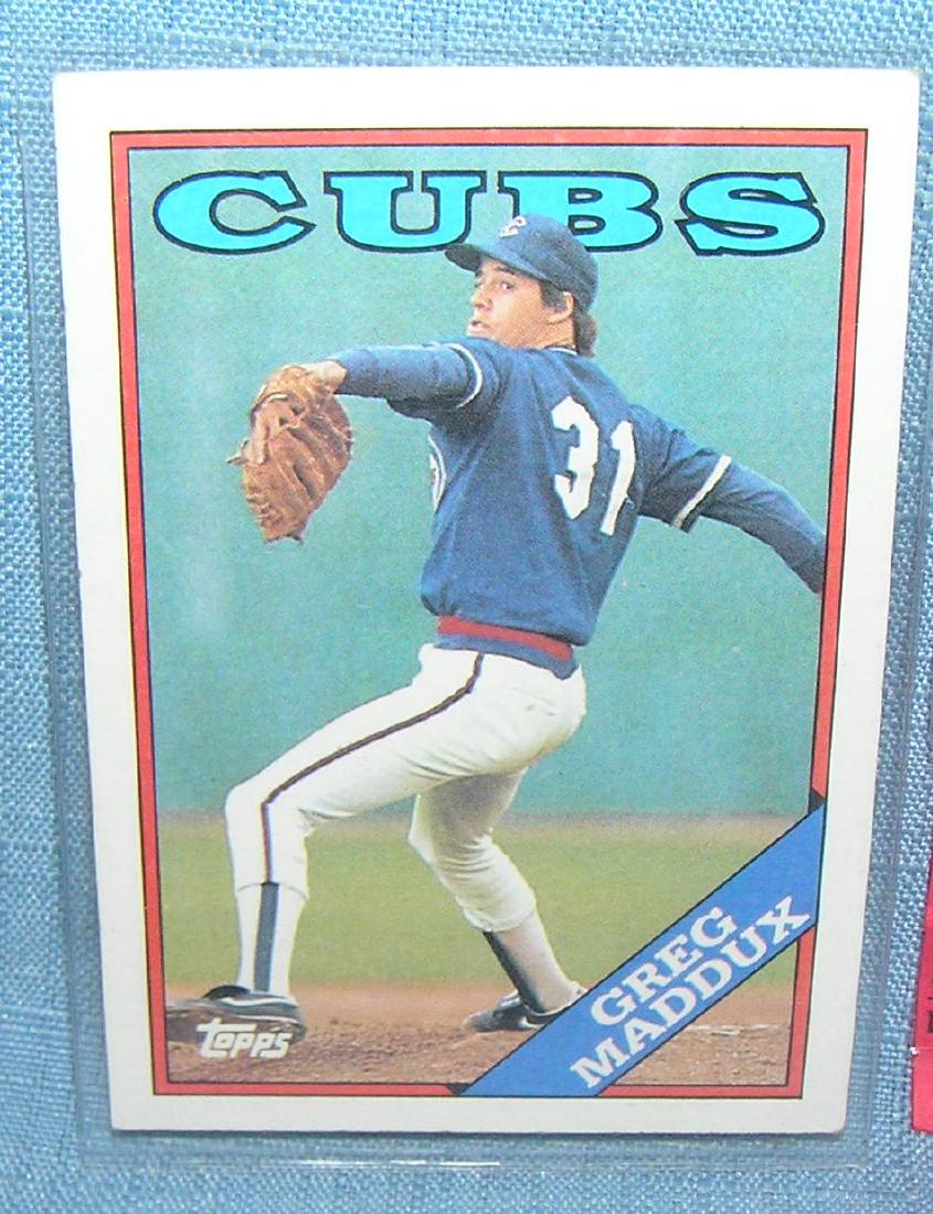 Vintage Greg Maddux all star rookie baseball card: Vintage Greg Maddux all star rookie baseball card est. value $30.00-$35.00