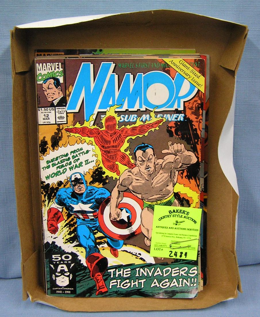 Collection of vintage Marvel comic books: Collection of vintage Marvel comic books including Submariner, Elf Quest and more est. value $25.00-$35.00