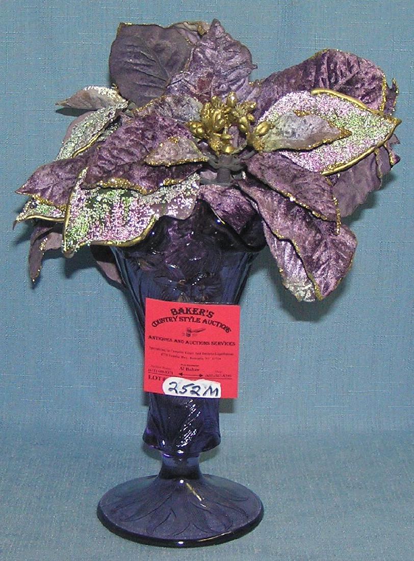 Vintage Purple Art Glass Vase Nov 18 2018 Baker S Antiques