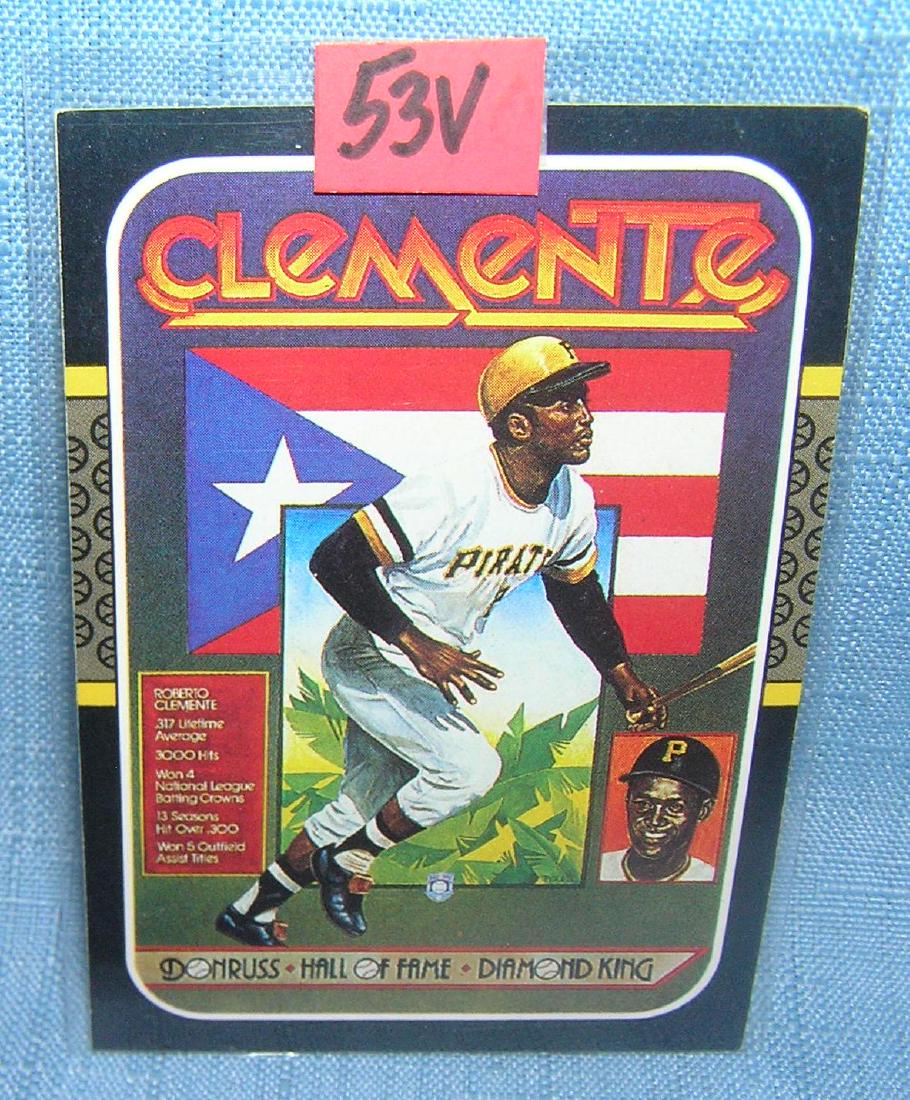 Roberto Clemente all star baseball card by Leaf: Roberto Clemente all star baseball card by Leaf