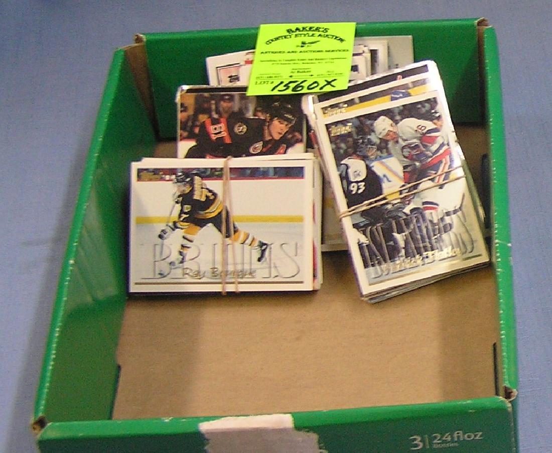 Box of vintage Hockey cards