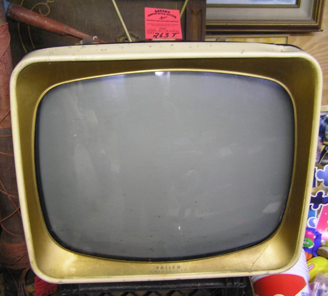 Antique Philco TV set: Antique Philco TV set circa 1940's-50's est. value $250.00-$300.00