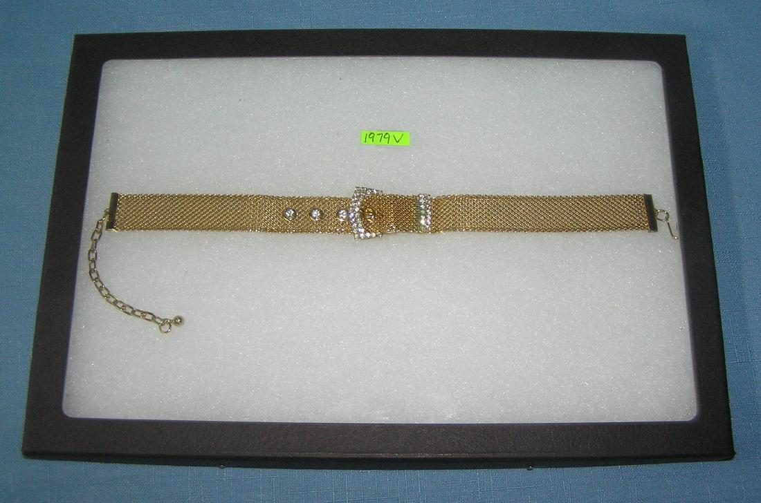 High quality belt shaped choker: High quality belt shaped choker est. value $75.00-$80.00