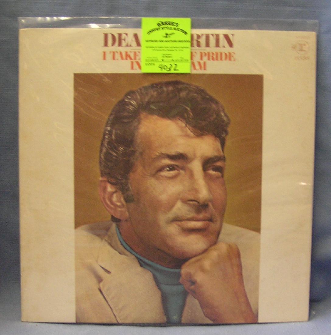 Vintage Dean Martin record album: Vintage Dean Martin record album mint condition est. value $30.00-$35.00