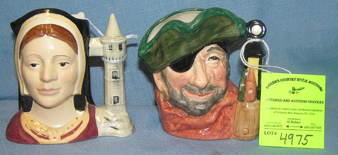 Pair of vintage Royal Dalton Toby mugs: Pair of vintage Royal Dalton Toby mugs $125.00-$150.00