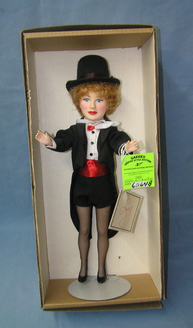 15 inch Lucille Ball doll mint with original box: 15 inch Lucille Ball doll mint with original box and tags made by Effanbee est. value $175.00-$200.00