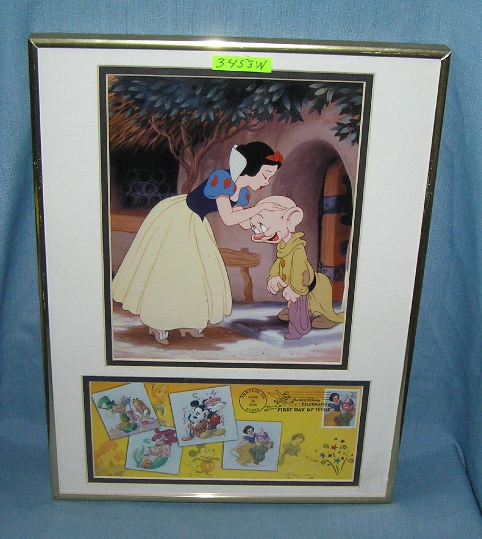 Disney's Snow White & the 7 dwarfs movie still: High quality Snow White and the 7 dwarfs movie still and first day cover group est. value $65.00-$75.00