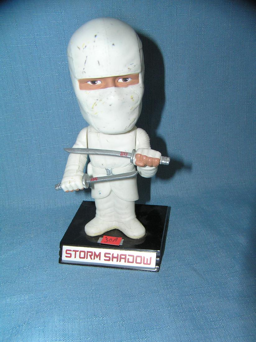 Storm shadow GI Joe bobble head figure: Storm shadow GI Joe bobble head figure est. value $30.00-$35.00