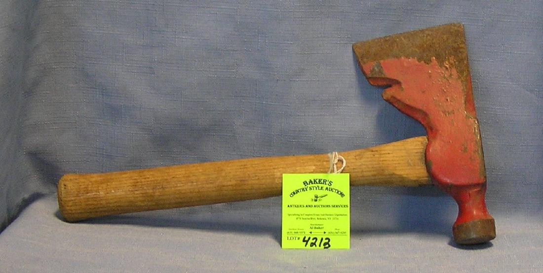 Vintage fire department hatchet: Vintage fire department hatchet $40.00-50.00