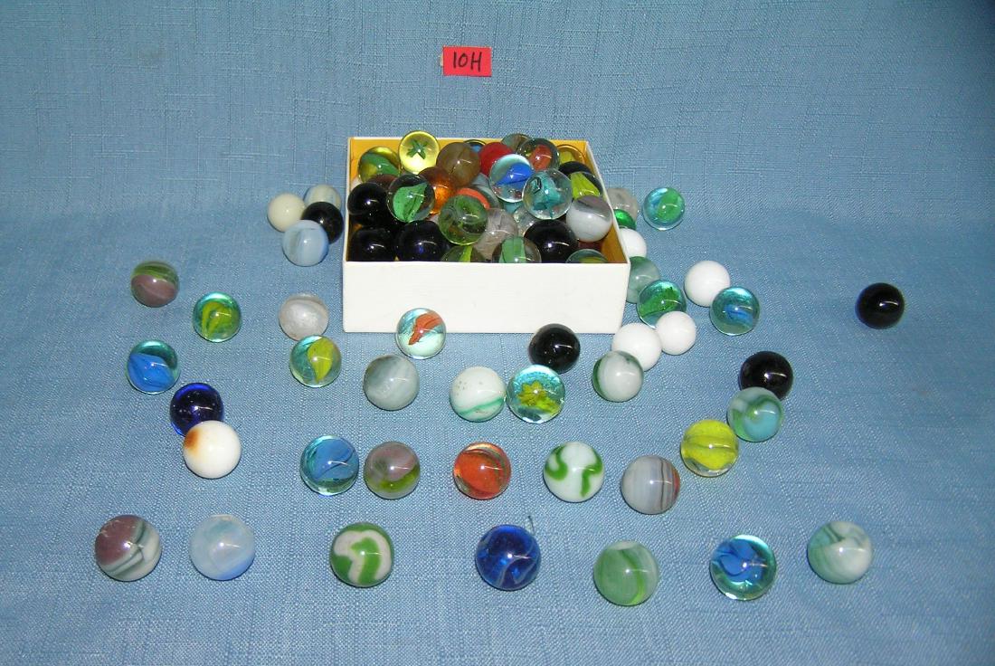 Collection of great vintage marbles: Collection of great vintage marbles est. value $65.00-$75.00