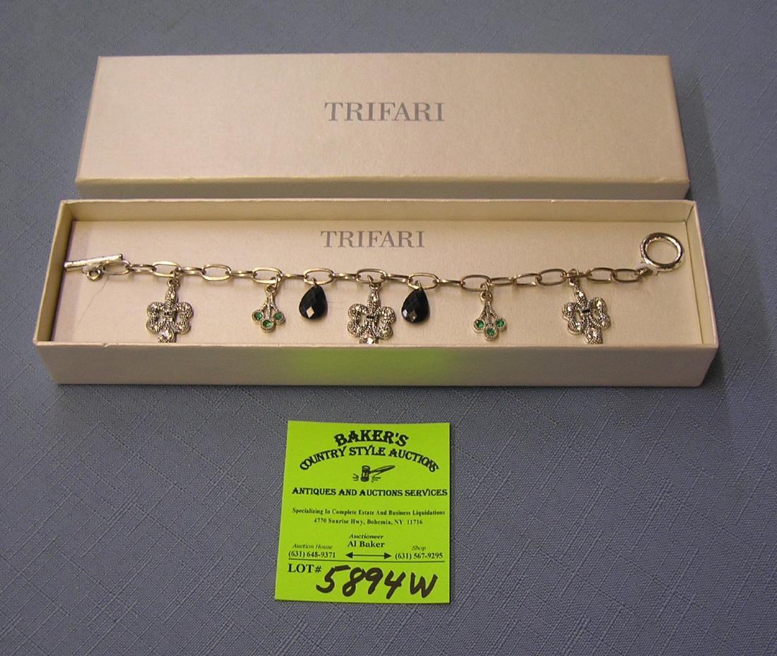 High quality Trifari bracelet with original box: High quality Trifari bracelet with original box est. value $40.00-$50.00