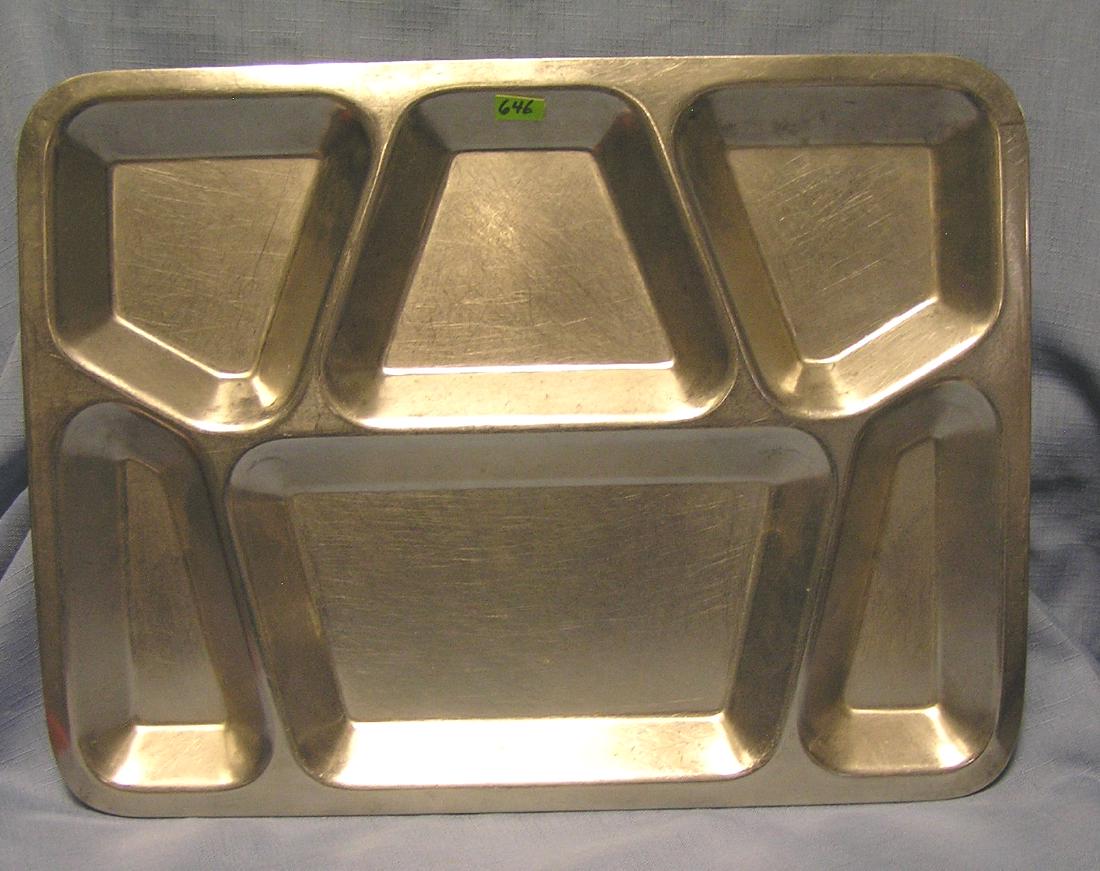 Original Korean War mess hall serving tray: Original Korean War mess hall serving tray dated 1951 est. value $45.00-$65.00