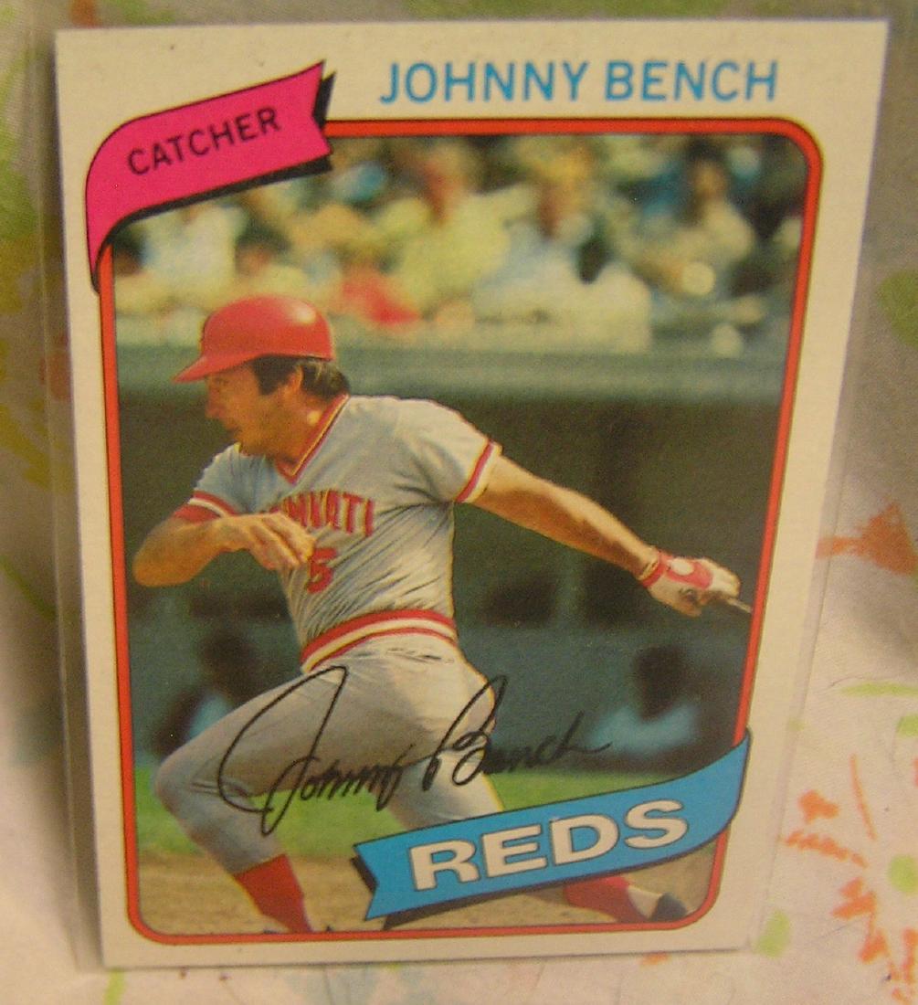 Vintage Johnny Bench All Star Baseball Card