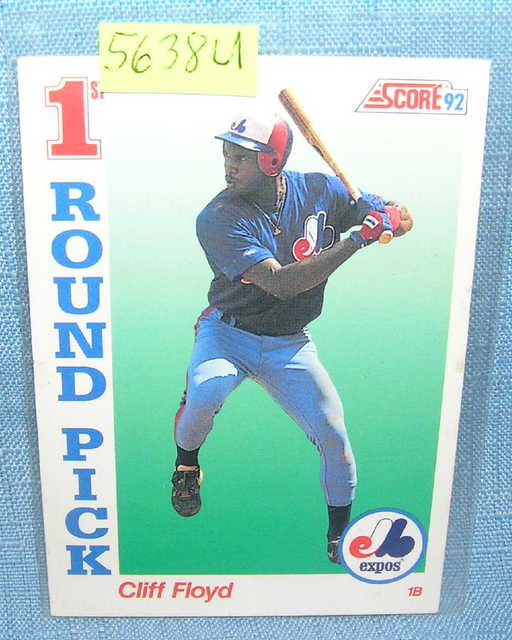 cliff floyd rookie baseball