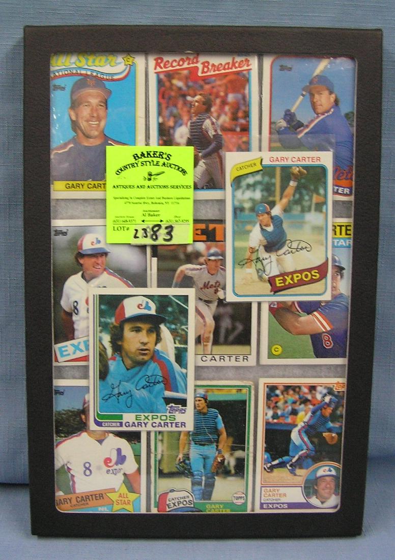 Collection of vintage Gary Carter baseball cards: Collection of vintage Gary Carter baseball cards est. value $35.00-$50.00