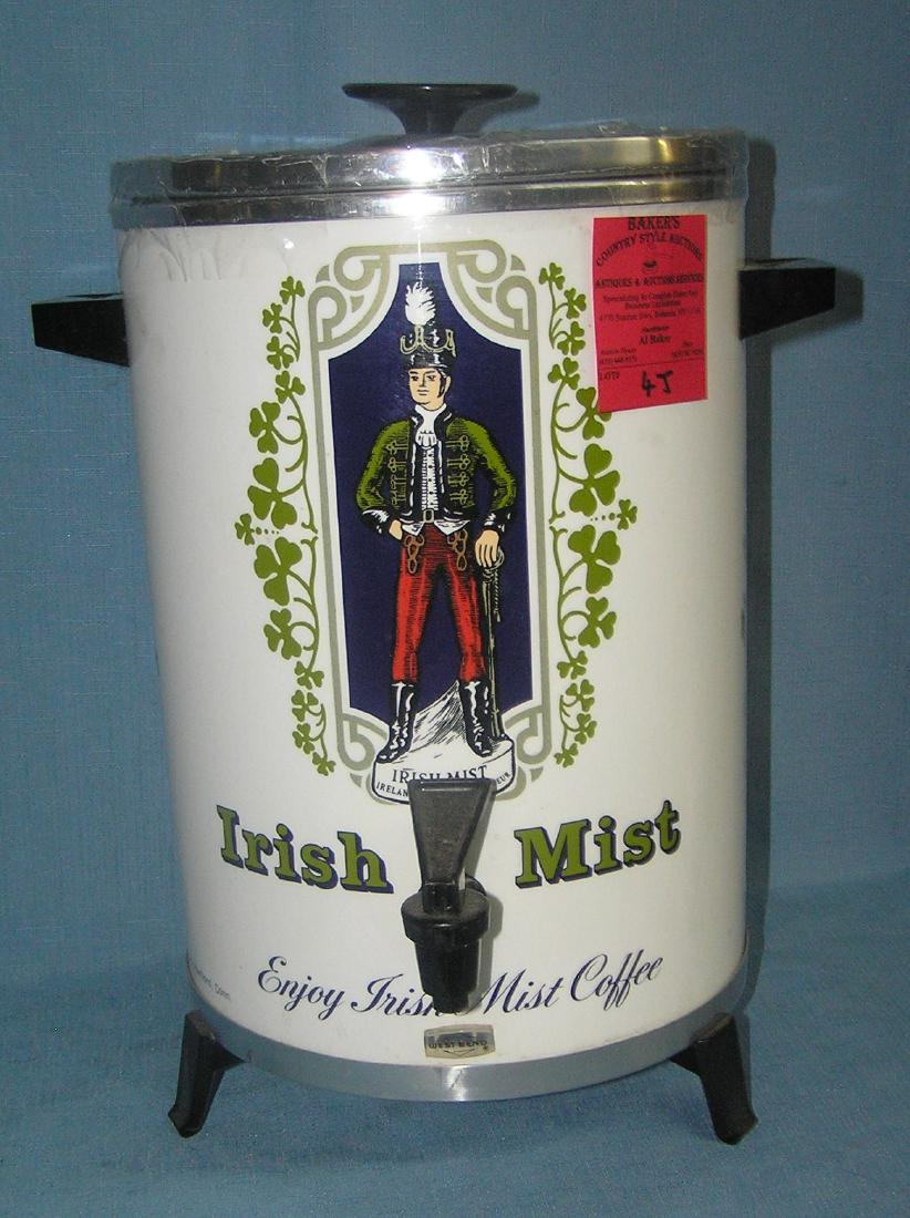 Irish Mist coffee maker: Irish Mist coffee maker, est. value $ 40.00-$50.00 moving and storage co. seized merchandise