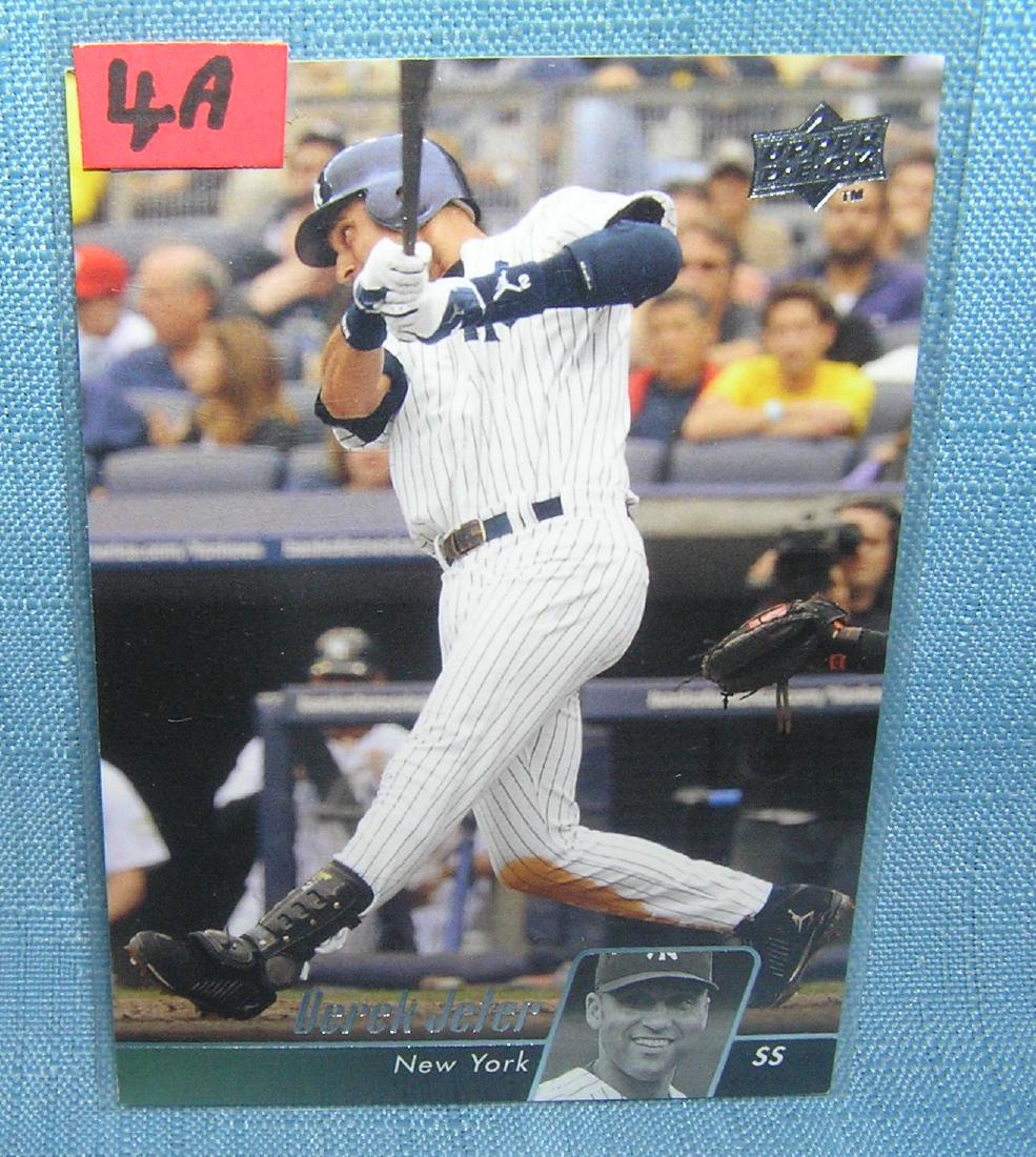 Vintage Derek Jeter baseball card: Vintage Derek Jeter baseball card est. value $25.00-$30.00