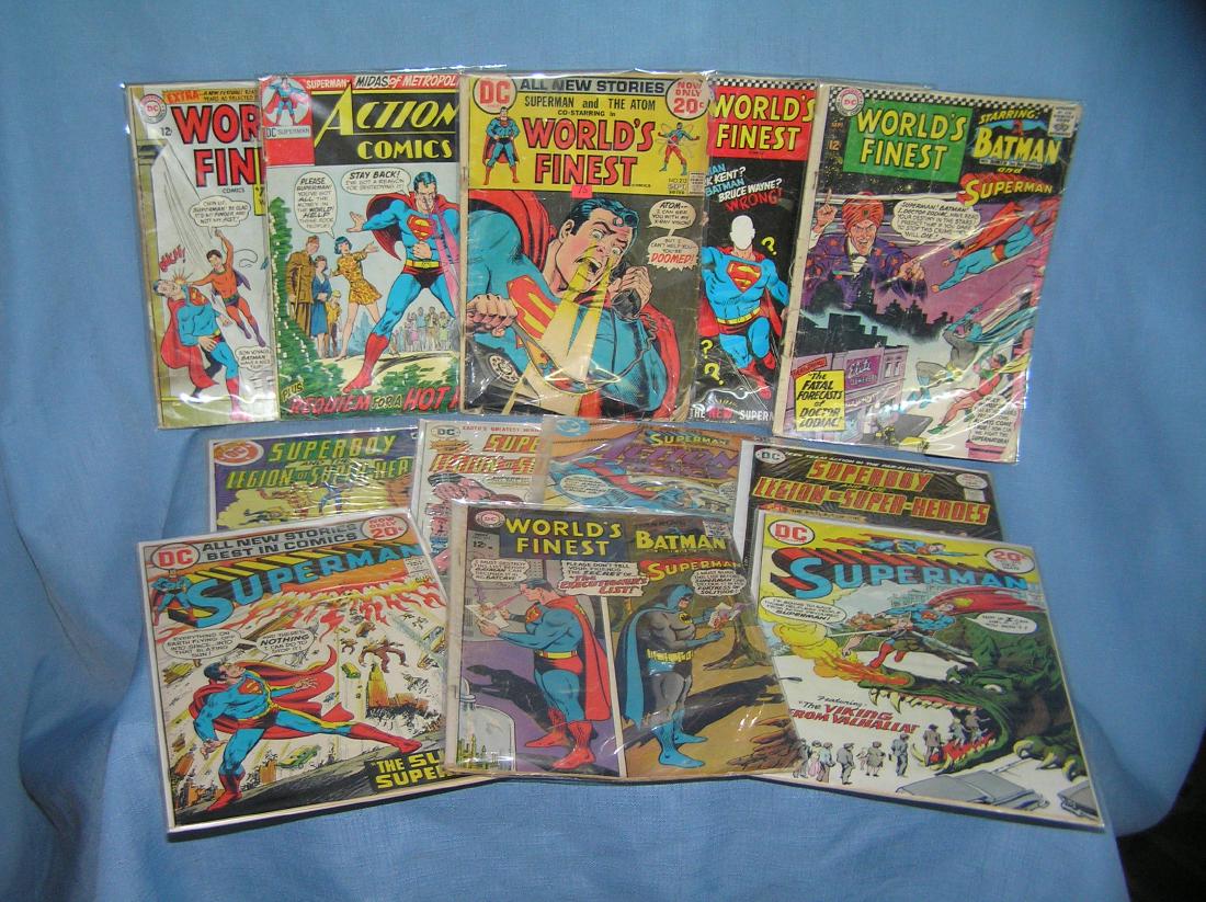 Vintage Superman and related comic books: Collection of vintage Superman and related comic books est. value $100.00-$125.00