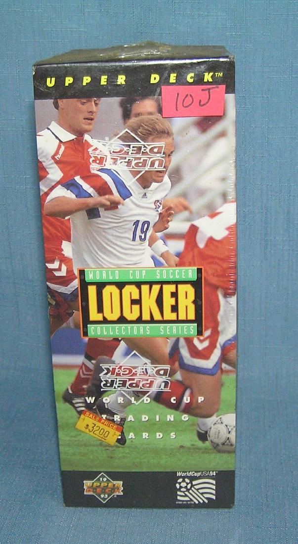 World cup soccer factory sealed collector cards: World cup soccer factory sealed collector cards unopened box 1993 series est. value $40.00-$45.00