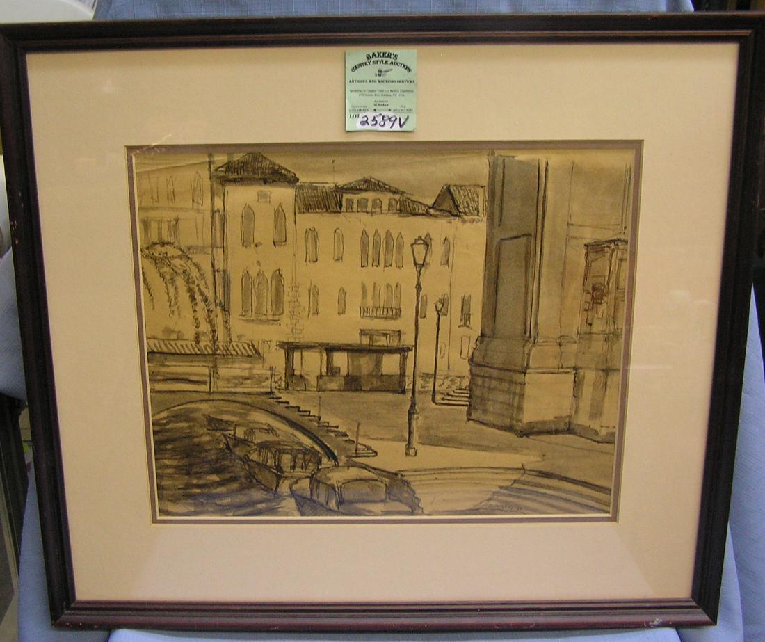 Artist signed Dan Murphy original sketch: Artist signed Dan Murphy original sketch dated 1949 est. value $150.00-$200.00