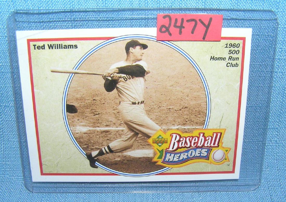 Ted Williams Baseball card: Ted Williams Baseball card