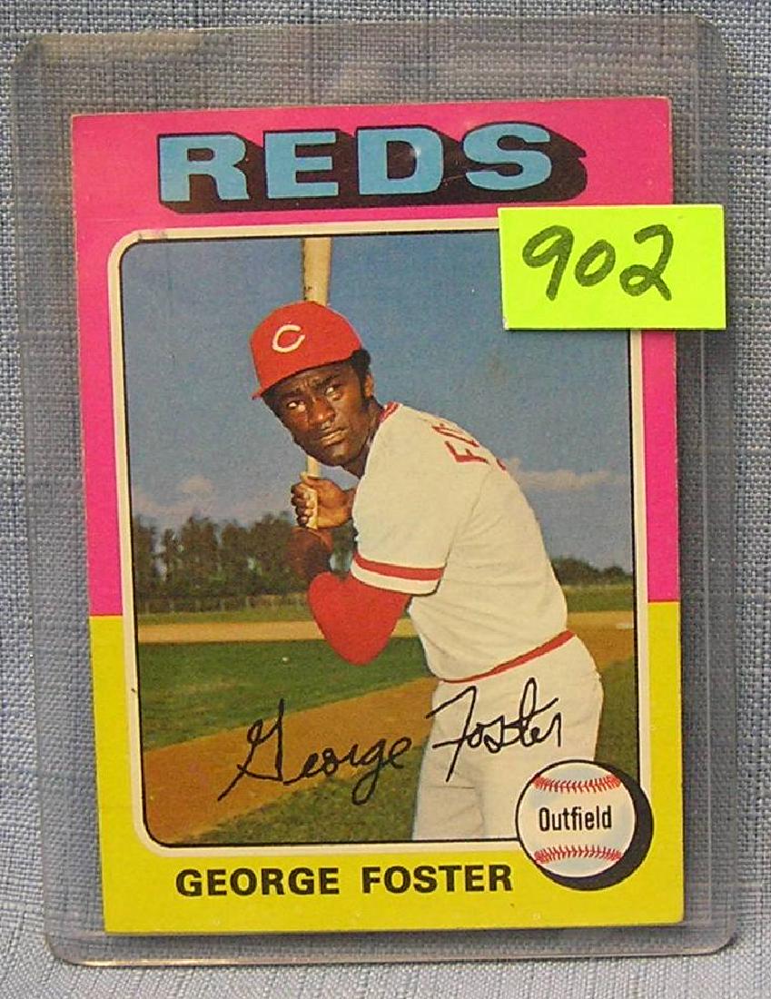 Vintage George Foster rookie baseball card: Vintage George Foster rookie baseball card est. value $25.00-$30.00