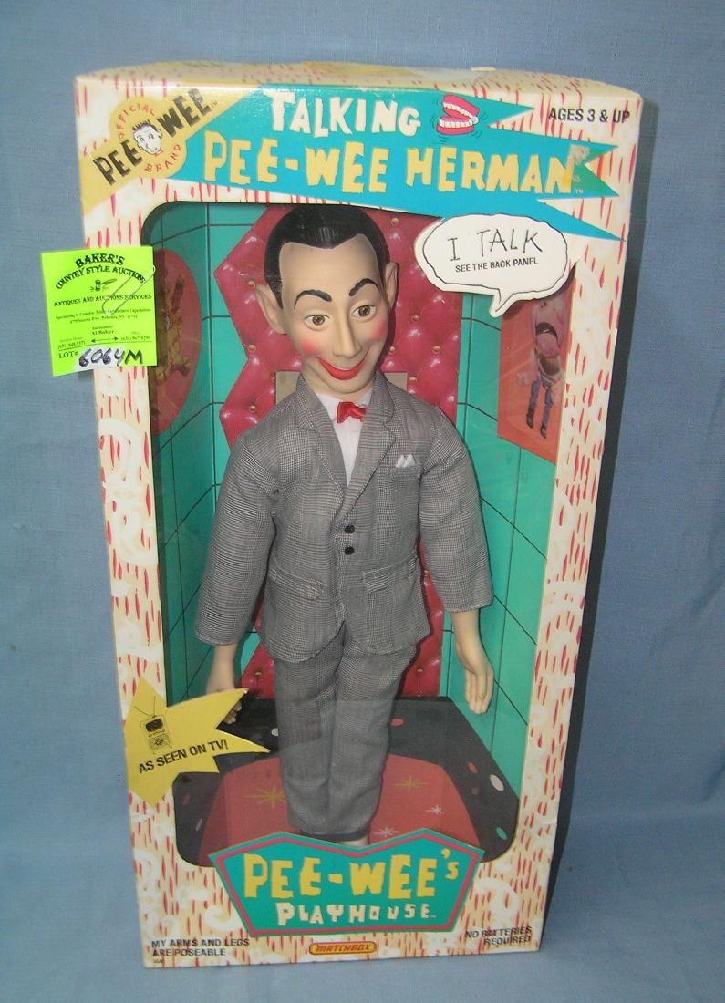 Non talking pee wee herman doll outlet