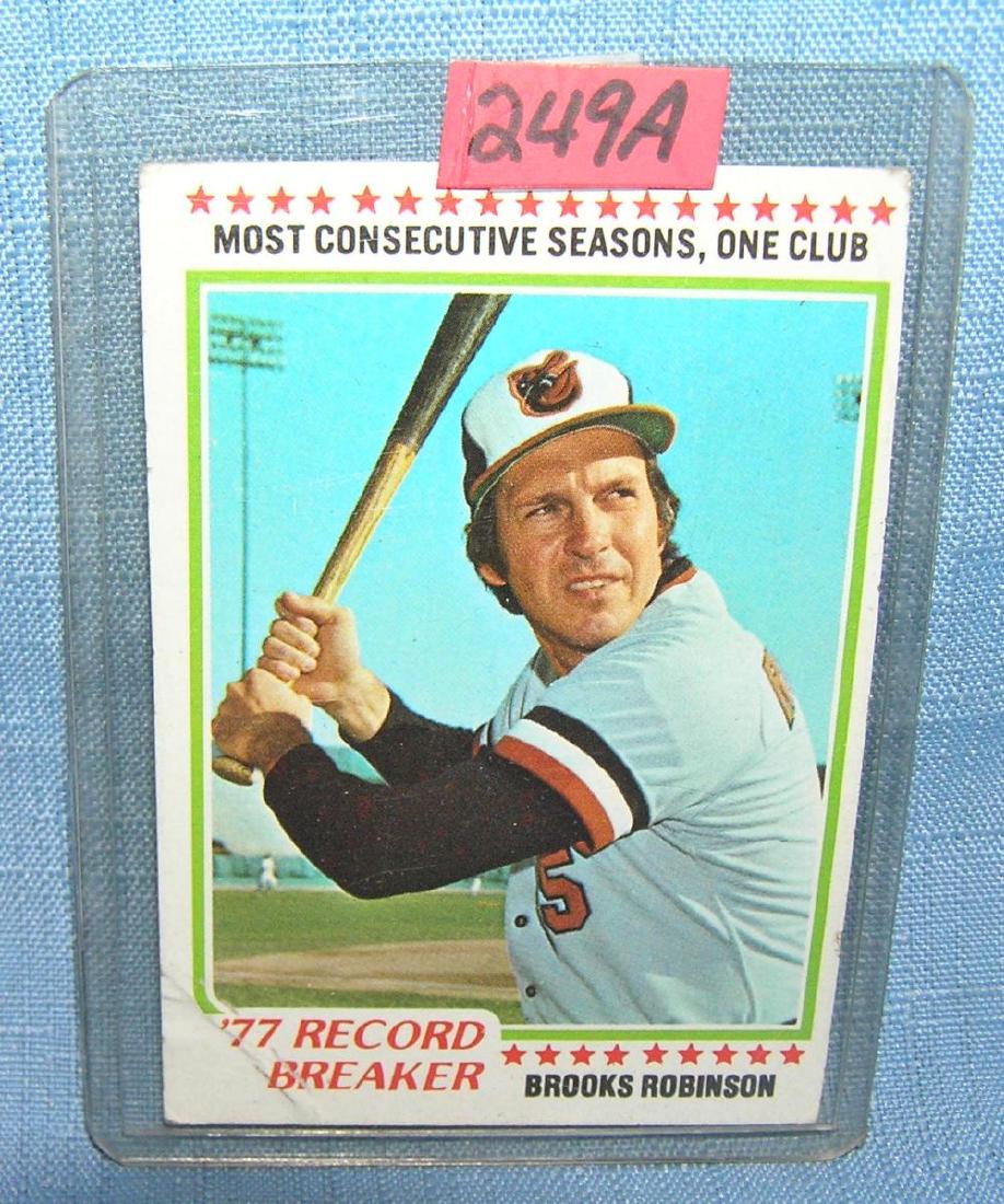 Brooks Robinson all star baseball card: Brooks Robinson all star baseball card