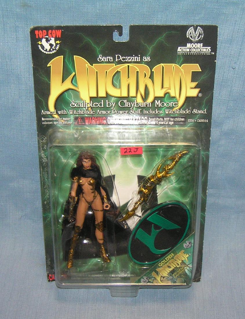 Witch Blade action figure mint on card: Witch Blade action figure mint on card est. value $15.00-$20.00