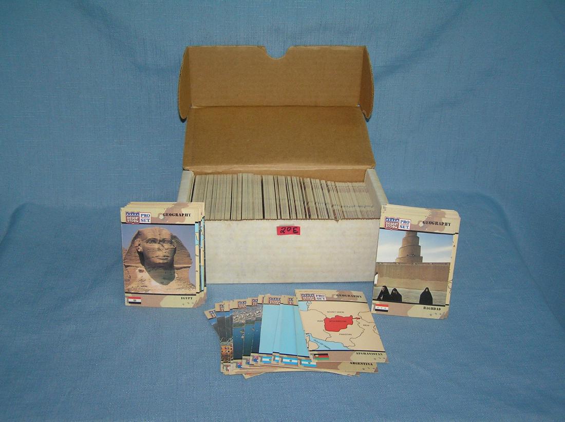 Desert Storm large box full of vintage cards: Desert Storm large box full of vintage cards est. value $25.00-$35.00