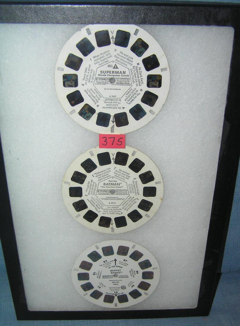 Group of vintage View Master reels: Group of vintage View Master reels includes Superman, Batman and the Muppets est. value $15.00-$20.00