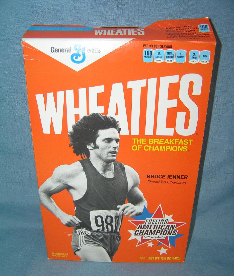 Bruce Jenner Wheaties box: Bruce Jenner Wheaties box est. value $35.00-$40.00