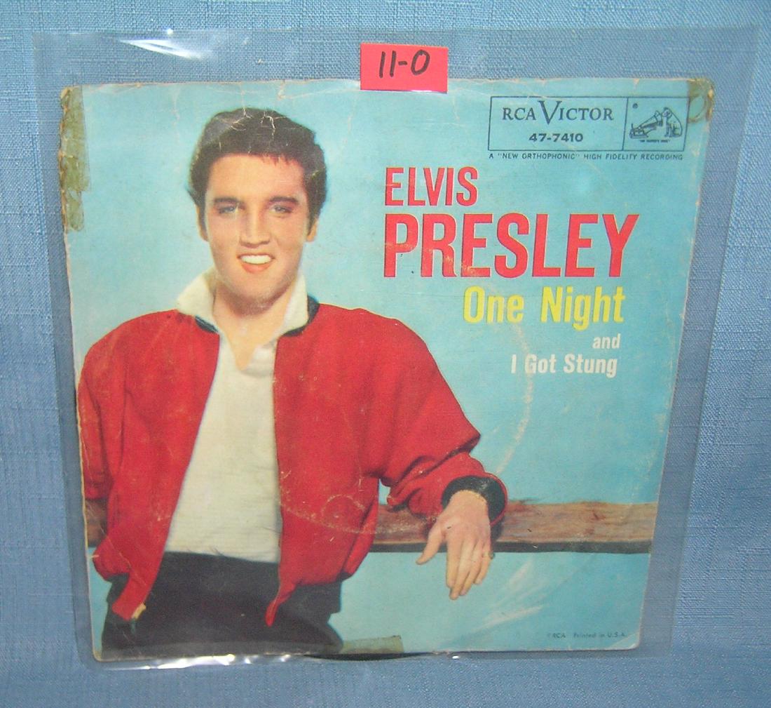 Elvis Presley early 45 RPM record and picture sleeve Jul 05, 2019