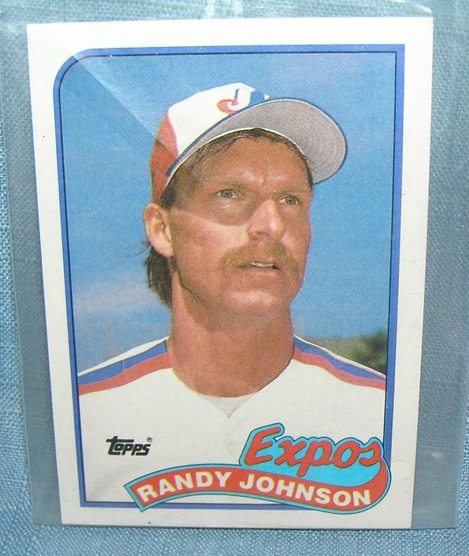 Vintage Randy Johnson all star rookie baseball card: Vintage Randy Johnson all star rookie baseball card est. value $30.00-$35.00