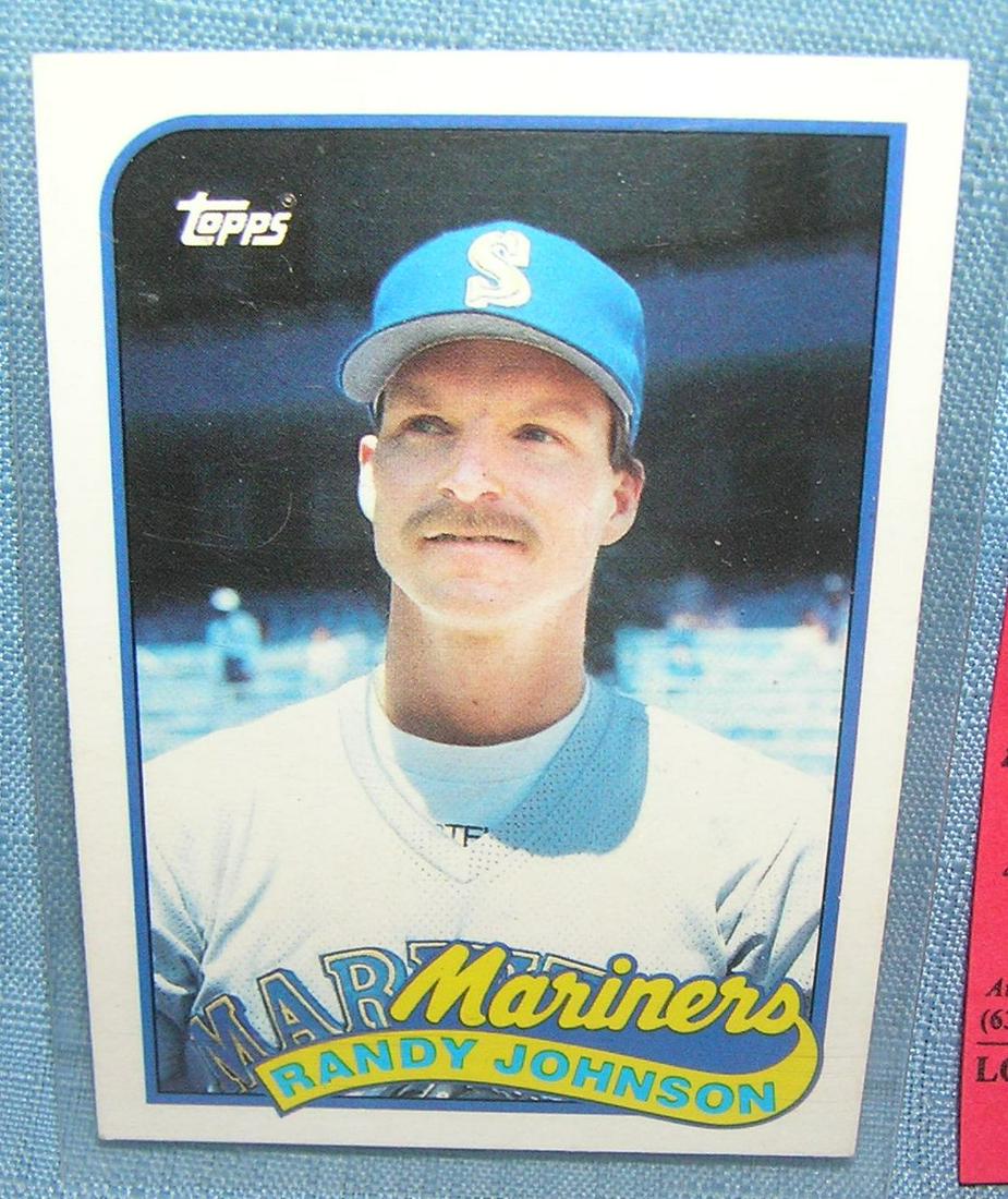 Vintage Randy Johnson all star rookie baseball card: Vintage Randy Johnson all star rookie baseball card est. value $30.00-$35.00
