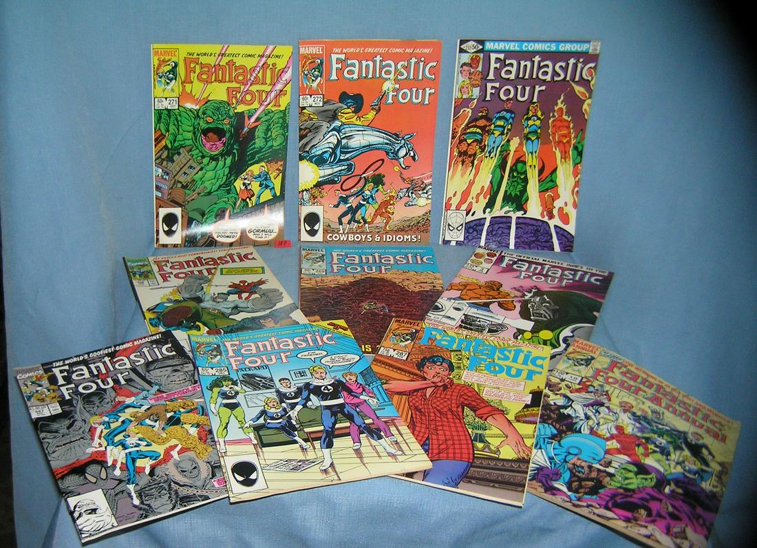 Collection of vintage Fantastic 4 comic books: Collection of vintage Fantastic 4 comic books mint old dealer store stock est. value $50.00-$60.00