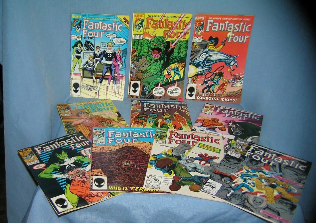 Collection of vintage Fantastic 4 comic books: Collection of vintage Fantastic 4 comic books mint old dealer store stock est. value $50.00-$60.00