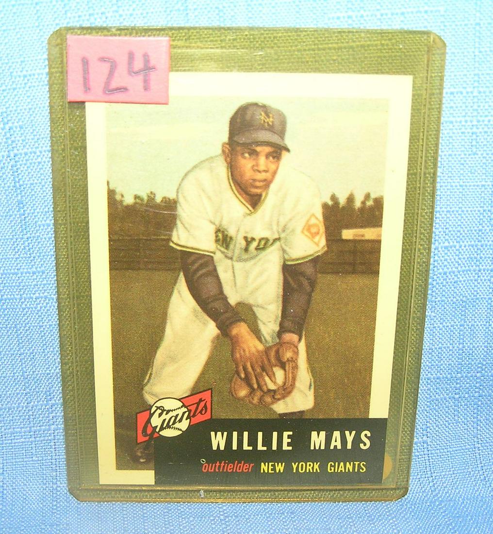 Willie Mays all star retro baseball card: Willie Mays all star retro baseball card est. value $25.00-$30.00