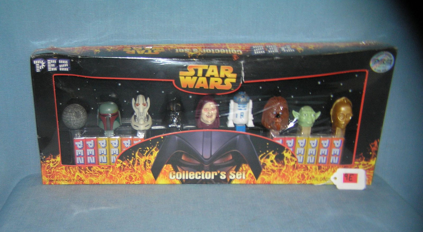 Star Wars 9 piece figural collector's PEZ set: Star Wars 9 piece figural collector's PEZ set mint in original box and factory sealed est. value $100.00-$125.00