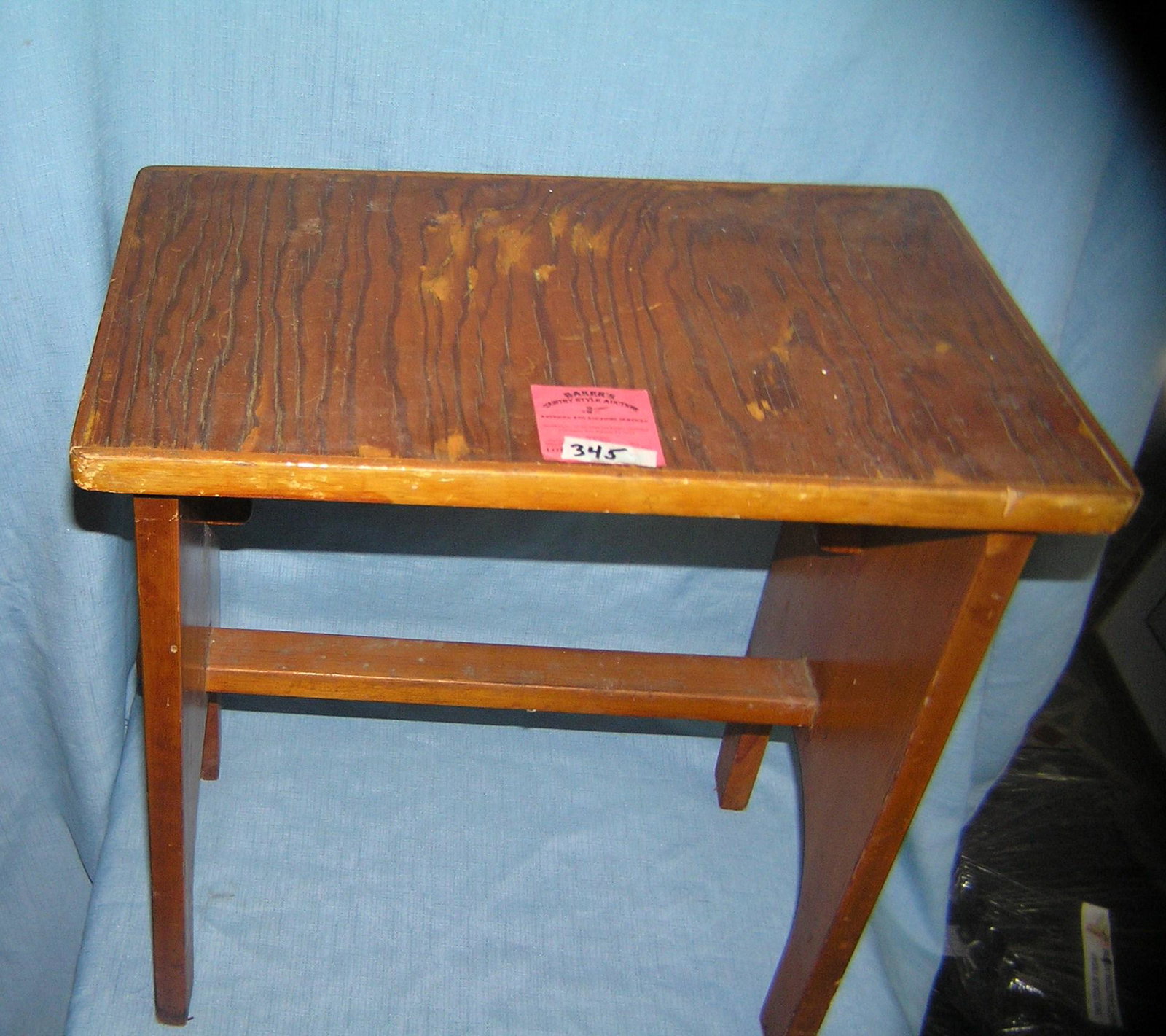 Vintage wooden bench circa 1950's: Vintage wooden bench circa 1950's est. value $40.00-$50.00