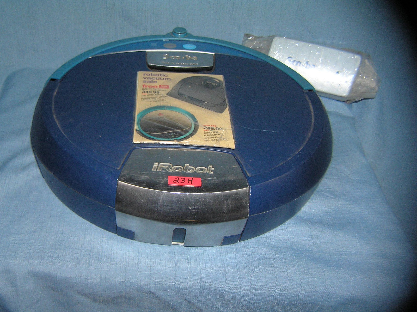 The Scooba robotic floor and carpet cleaner: The Scooba robotic mechanical floor and carpet cleaner by iRobot $250 new