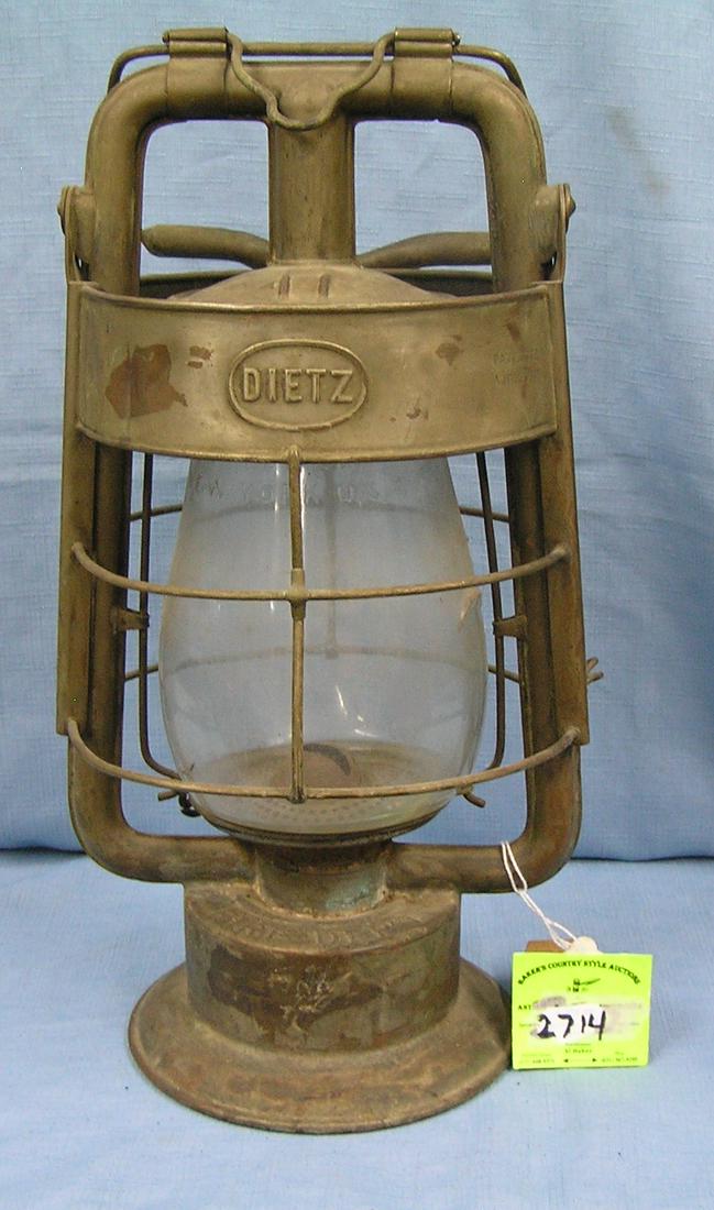 Early American LA France style fire lantern: Early American LA France style fire lantern by Dietz circa early 1900’s est. value $400.00-$500.00