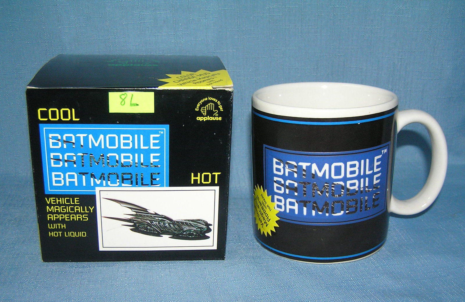 Vintage Bat mobile Super hero mug with original box: Vintage Bat mobile Super hero mug with original box by Applause est. value $15.00-$20.00