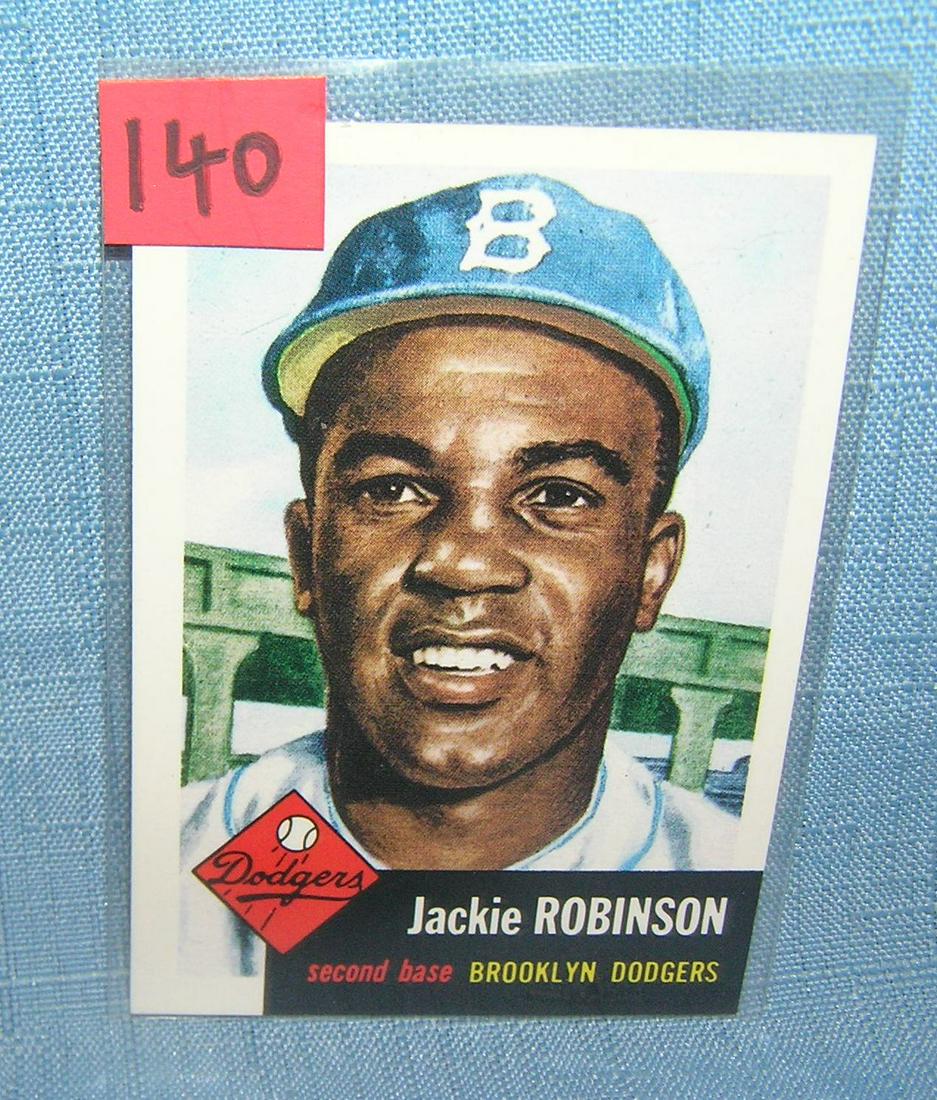 Jackie Robinson all star retro baseball card: Jackie Robinson all star retro baseball card est. value $25.00-$30.00