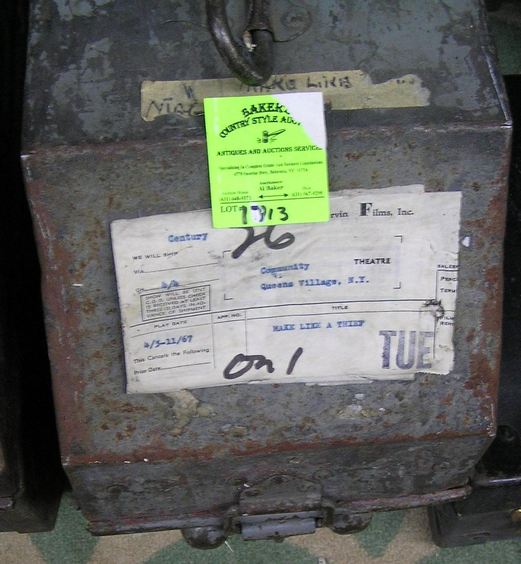 Original Century Films movie film: Original Century Films 35mm movie film titled Make Like A Thief dated 1967 four reels in original carrying case est. value $250.00-$300.00