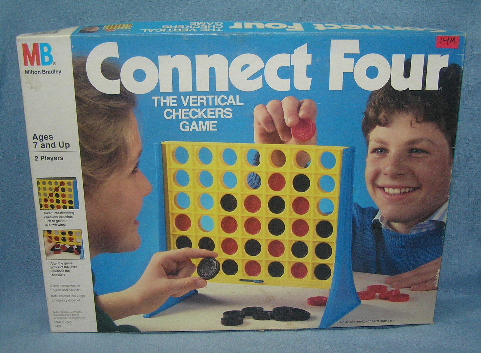 Connect Four checkers game by Milton Bradley: Connect Four checkers game by Milton Bradley est. value $25.00-$30.00