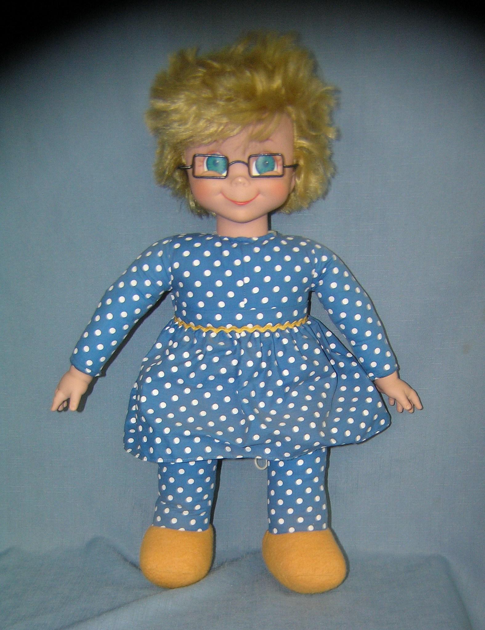 Mrs. Beasley 20 inch character doll: Mrs. Beasley 20 inch character doll with talking voice box, condition as found voice mechanism not working est. value $40.00-$50.00