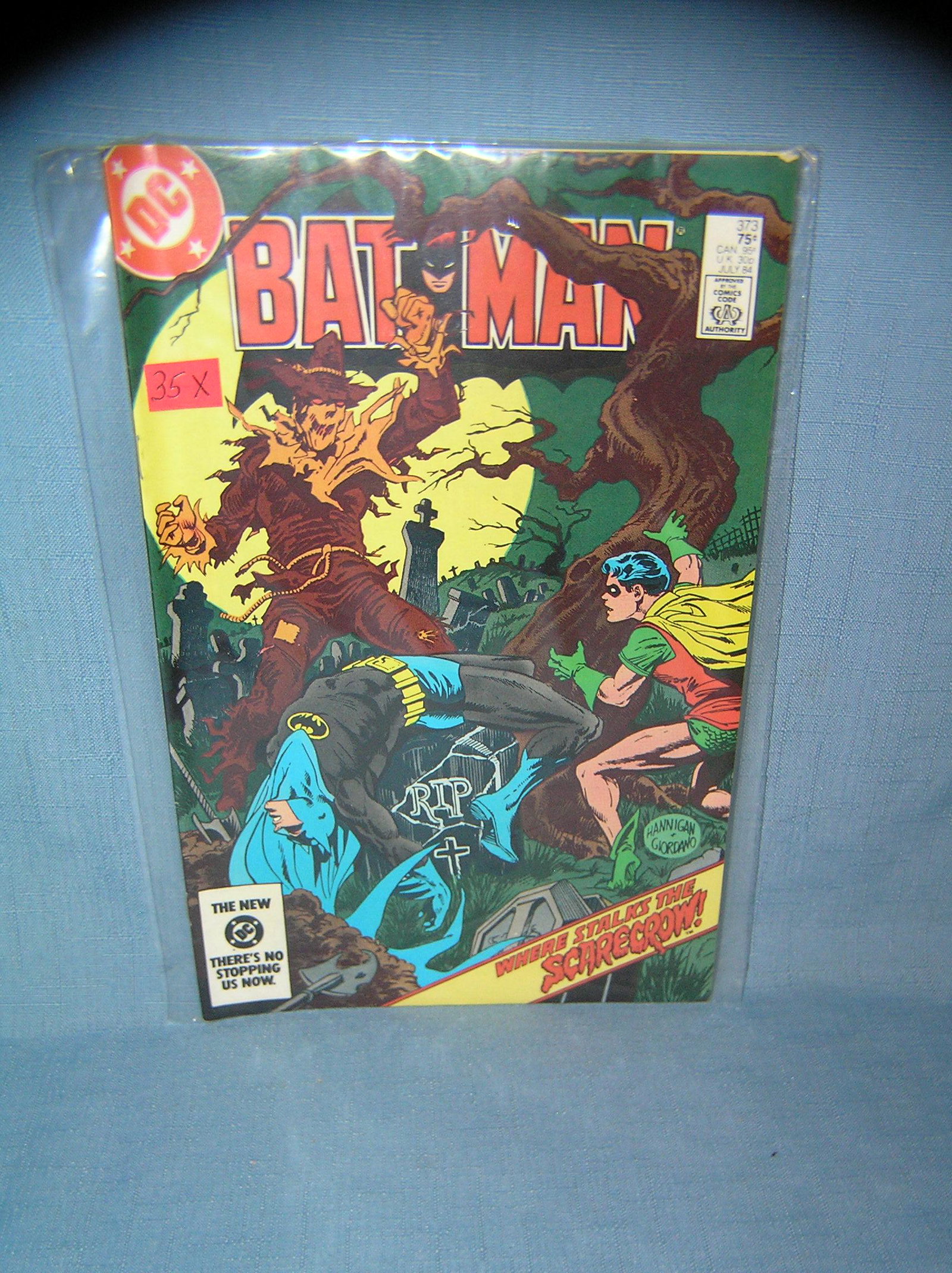 Vintage Batman comic book: Vintage Batman comic book mint old dealer store stock never distributed est. value $25.00-$30.00